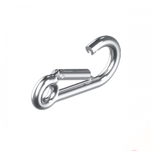 M5 316 Stainless Steel Spring Hook With Eye - Box of 10