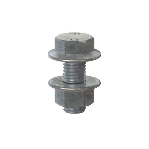 M12 x 30  Purlin Flange Bolt & Nut Kit- Galvanised G4.60 - Pack of 200