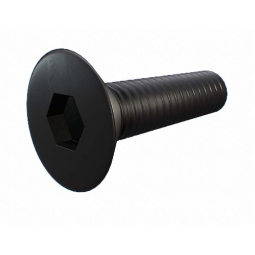 M3 x 6 Flat Head Socket Screw Plain G12.9 - Box of 100