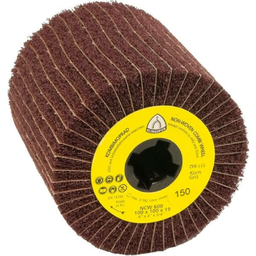 Klingspor Flap Wheel 80 Grit 110mm x 100 x 19mm Bore Non-Woven 320246