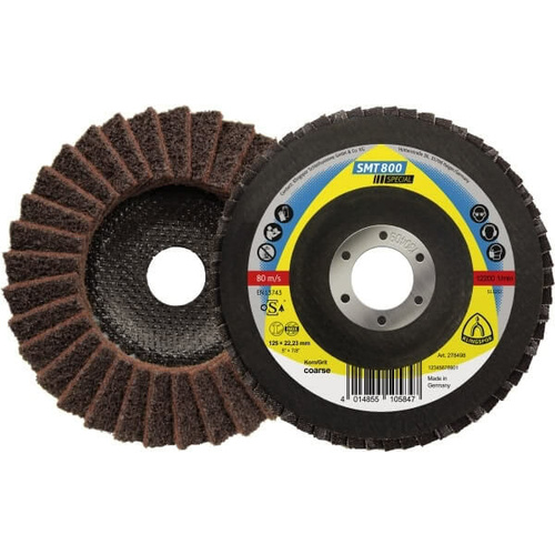 Klingspor Flap Disc Non-Woven Medium 125mm x 22.23mm Bore Box of 5 278499