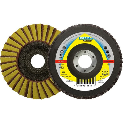 Klingspor Flap Disc Non-Woven Medium 125mm x 22.23mm Bore Box of 5 312560