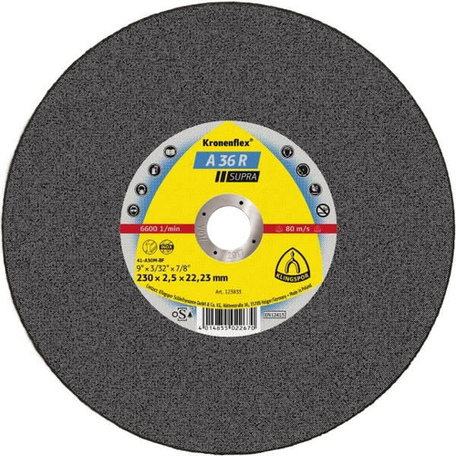 Klingspor Cut Off Wheel Medium 125mm x 2 x 22.23 Box of 25 - 126849
