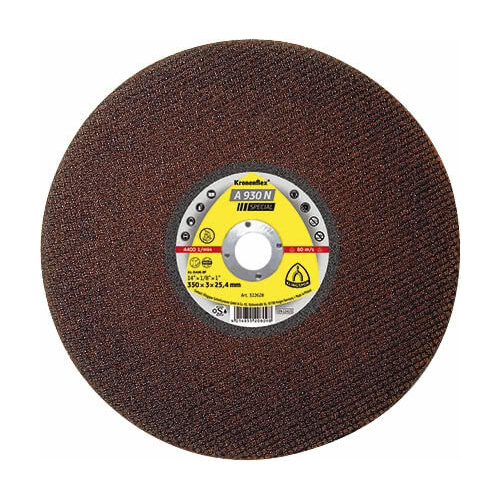 Klingspor Cut Off Wheel Soft 350mm x 3 x 25.4 Box of 10 322628