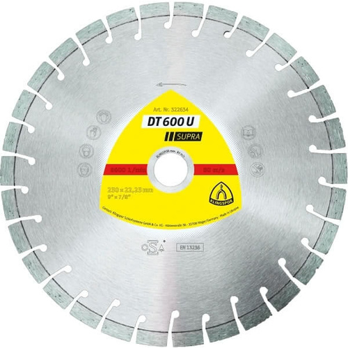Klingspor Diamond Blade Segmented Edge 100mm x 2.4 x 16 Bore 325025