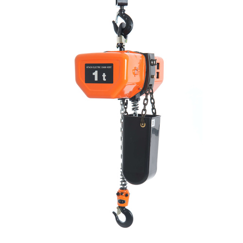 Hitachi 1000kg Electric Chain Hoist Single Phase Single Speed HEH911