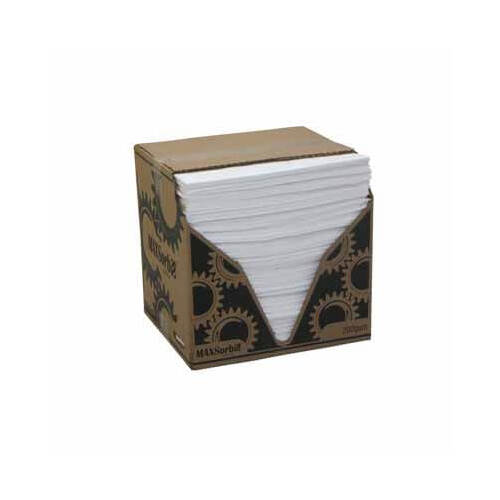 MAXSorb 200gsm Oil & Fuel Pads - 200/Pack