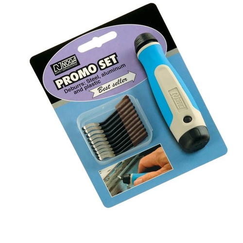 Noga NG8150 Deburring Tool Promo Set (10- pc S10 Blade)