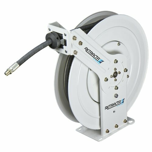 Retracta F-Series 3/8" x 15m Twin Pedestal Grease Reel FHG0915-01