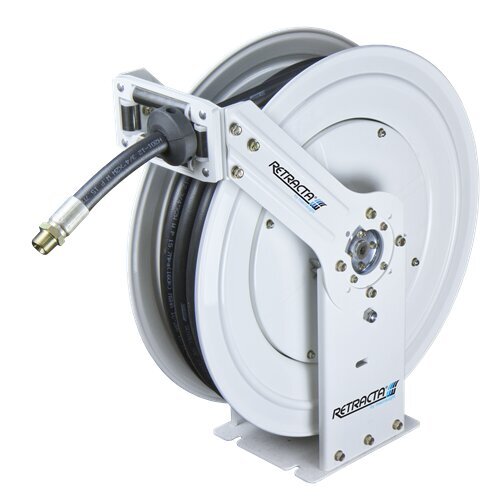 Retracta F-Series 3/4" x 15m Twin Pedestal Oil Hose Reel FHO1915-01