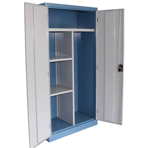 Ezylok Flat Top Implement Cupboard (2 Shelves, 2 Keys) - 822007