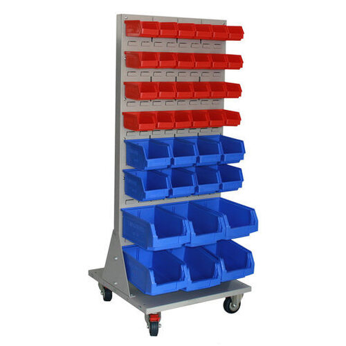 Ezylok Line Feed Trolley LFT1  610 x 1450 x 670 With Louvred Panel and Plastics - 511161