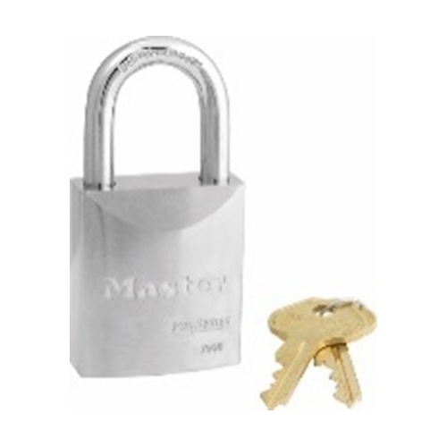 Master Lock Solid Steel Padlock 8 x 60 x 22mm Stainless Steel Shackle