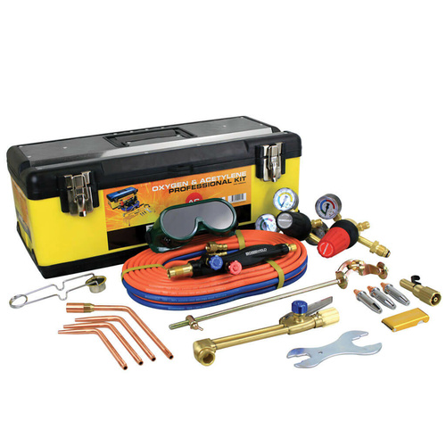 Bossweld Oxygen/Acetylene Kit With Flashback Arrestors