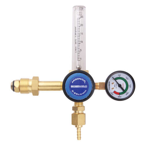 Bossweld Argon Dual Stage Regulator (Side Entry)