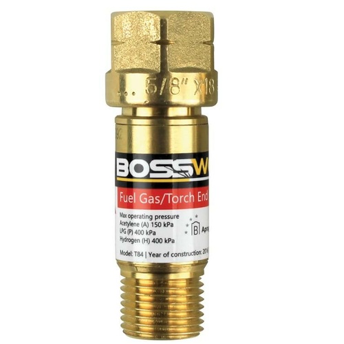 Bossweld Flashback Arrestor Fuel Torch End