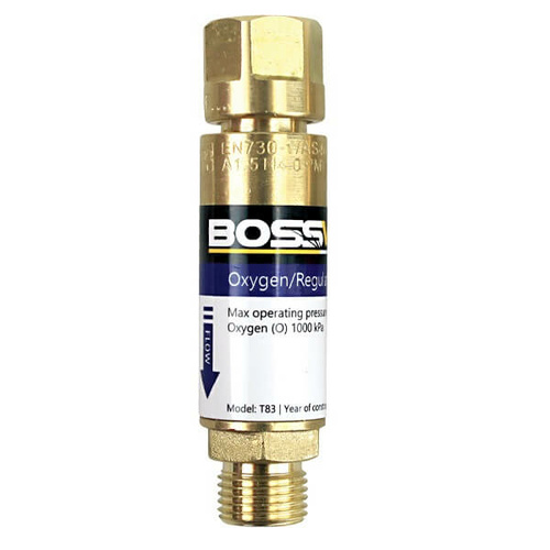 Bossweld Flashback Arrestor Oxygen Torch End
