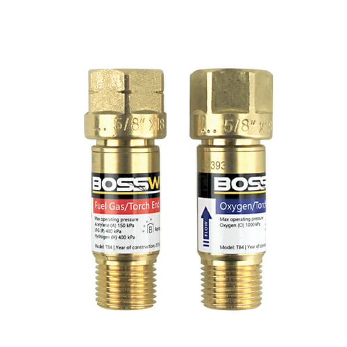 Bossweld Flashback Arrestor Torch End Twin Pack