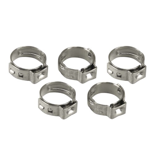 Bossweld Single Ear Hose Clamp 11/13mm (Pack of 5)