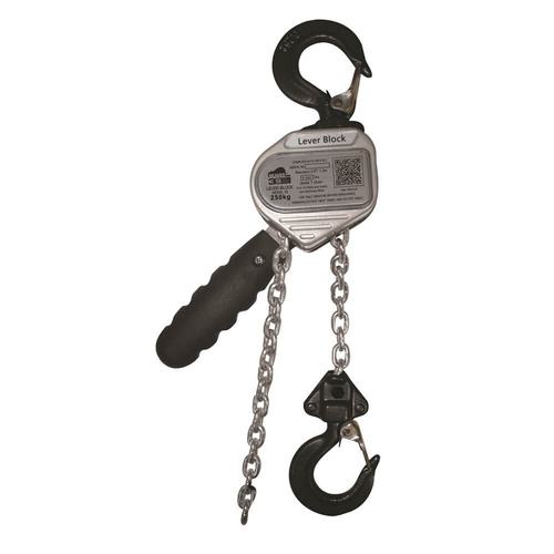 Beaver 3S G80 Industrial Manual Lever Block - 1.5m x 250kg (0.25T) MRC (Grey)