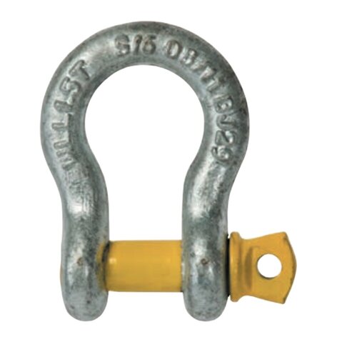 Beaver Screw Pin Anchor Bow Shackle - 29mm x 32mm x 9500kg (9.5T) WLL