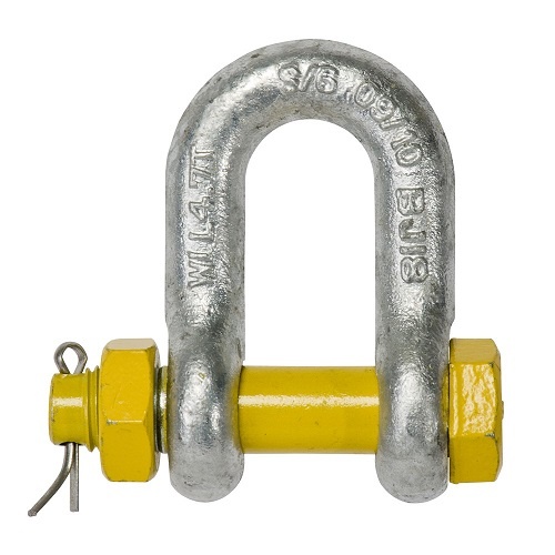 Beaver Grade S Safety Pin Dee Shackle- 13mm  x  16mm  x  2000kg 2 Tonne WLL