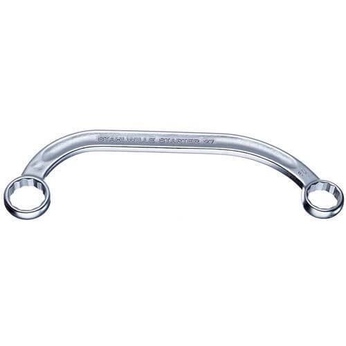 Stahlwille Starter/Half Moon Ring Spanner 10 x 12mm, 150mm Long SW27