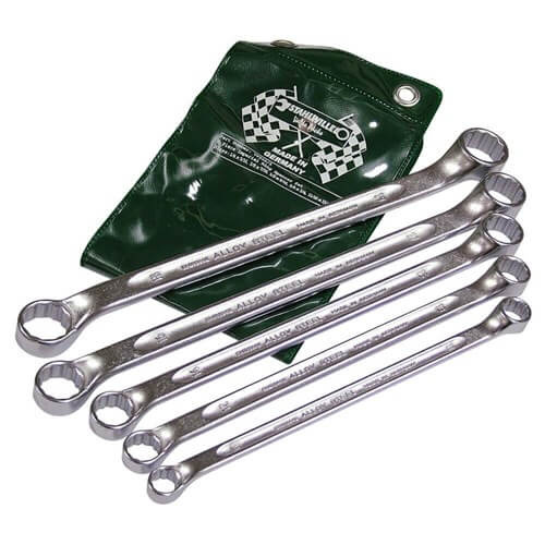 Stahlwille Double-Ended Ring Spanner Set 5 -Piece 10 x 11mm - 18 x 19mm SWVP23/5