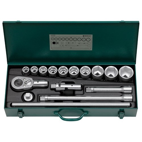 Stahlwille Socket Set 3/4" Drive 16-Piece   SW55/10/6