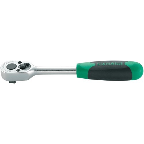 Stahlwille 3/8" Drive 30 Teeth Reversible Ratchet With 2-Component Handle  SW435N