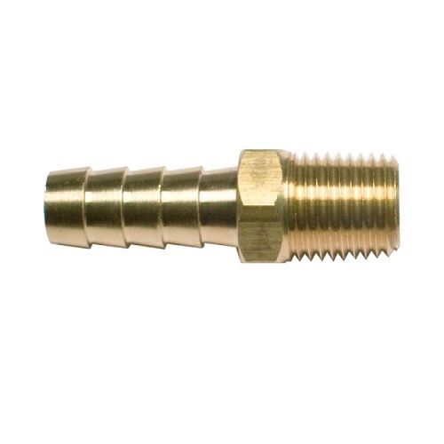 Loc-Line 1/4" Brass Hose Barb - Pack of 4