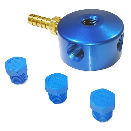 Loc-Line Magnetic Base Manifold Kit for 1/4" Modular Hose