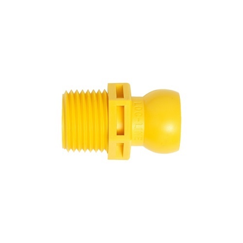 Loc-Line 1/2" Acid Resistant NPT Connector for 1/2" Modular Hose - Pack of 4