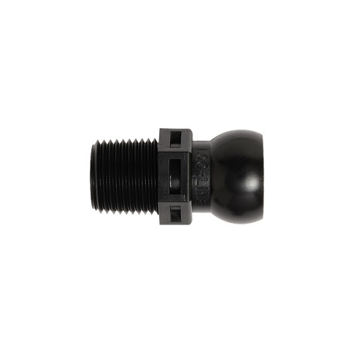 Loc-Line 3/8" NPT Connector for 1/2" Modular Hose - Pack of 50, Black