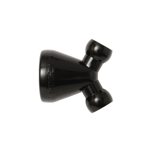 Loc-Line 1/2" to 1/4" Y Reducer for Modular Hose - Pack of 20, Black