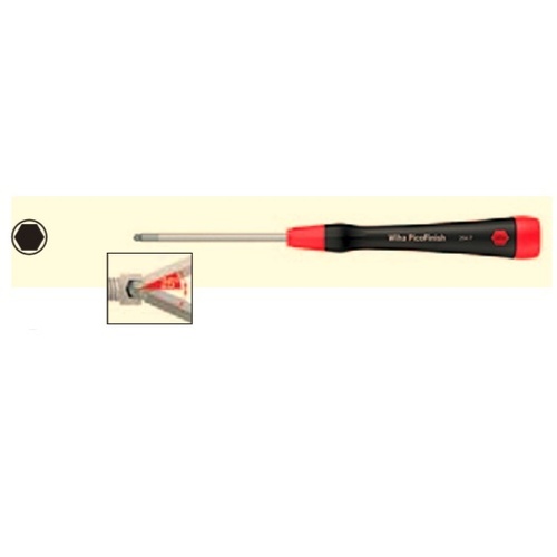 Wiha PicoFinish 1.3 x 40mm Ball End Hex Screwdriver 264P 00531