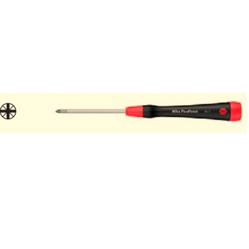 Wiha PicoFinish Pz0 x 50mm Pozidriv Screwdriver 262P 04461