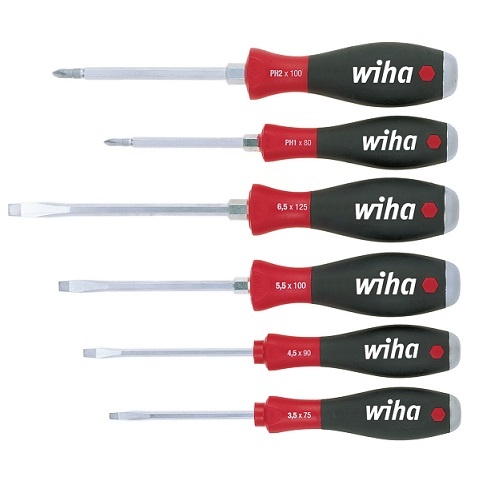 Wiha Screwdriver With Metal Caps Set, 6 Pieces - 21250(530HK6)