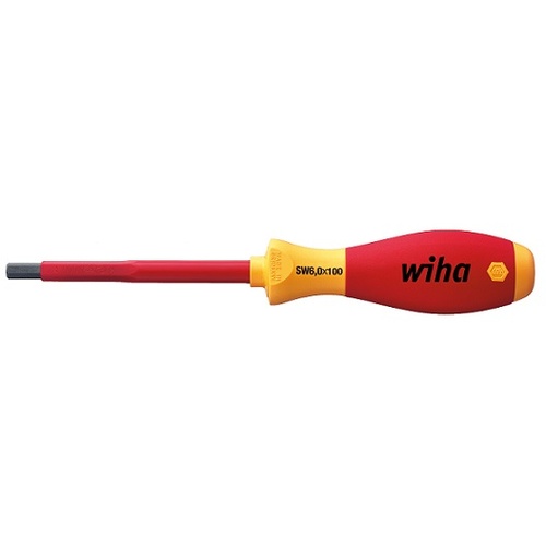 Wiha Insulated Screwdriver VDE 2.5mm Hex x 75mm Blade - 30361(323N)