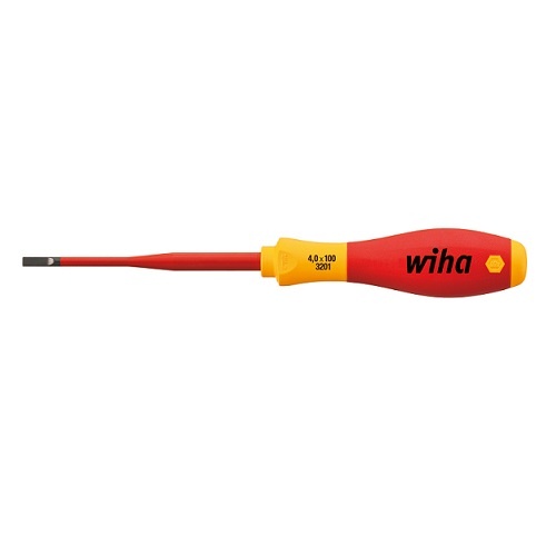 Wiha SoftFinish Insulated Screwdriver 1000V AC Slotted 6.5mm - 35392