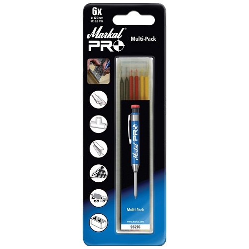 Markal Pro-Holder Mixed Color Refill Pack of 6