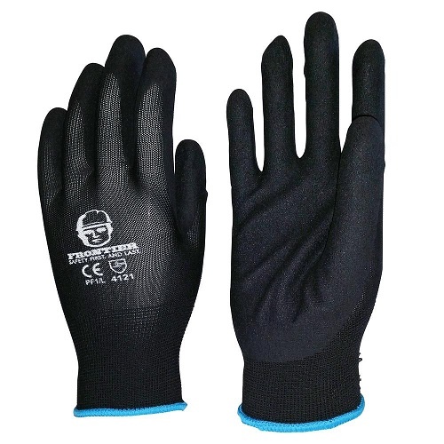 Frontier Nitrile Sand Gloves, Black XL - Pack of 12