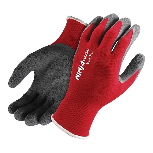 Ninja Classic Multi Flex Gloves Red, Small - Pack of 12