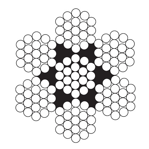 Beaver G1770 6 x 36 Galvanised Wire Rope - 10mm