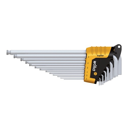 Wiha L-Key Hexagonal Ball End MagicRing® - Inch, 13 Pieces