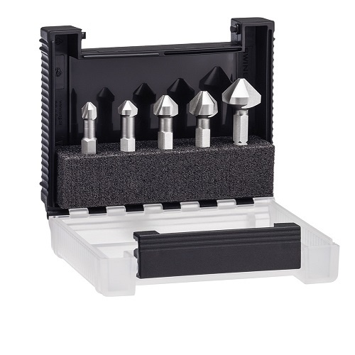 Wiha Countersink Bit Set, 5 Pieces