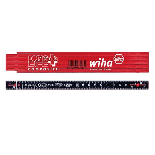 Wiha Folding Ruler 2m Longlife Composite 10 Segment