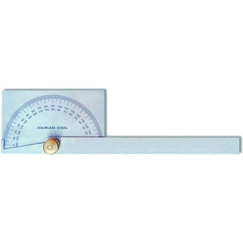 Maxigear 90 x 50 x 150mm Rectangular Head Degree Protractor