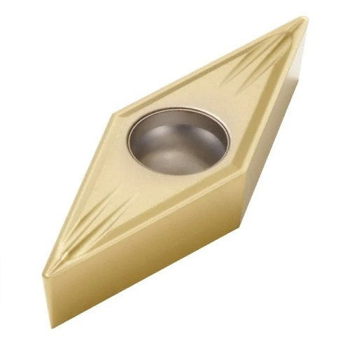 Seco Turning Insert V Shape Code 2.38 x 0.2 x 6.35mm T Insert Type - MF2 5° Grade CP500 ± 0.05/± 0.05mm VBMT110202-MF2 Pack of 10