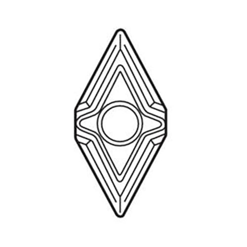 Seco Turning Insert D Shape Code 4.76 x 0.4 x 12.7mm G Insert Type - MF1 Grade TS2000 ± 0.13/± 0.05mm Tolerance DNMG150404-MF1,TS2000 - Pack of 10